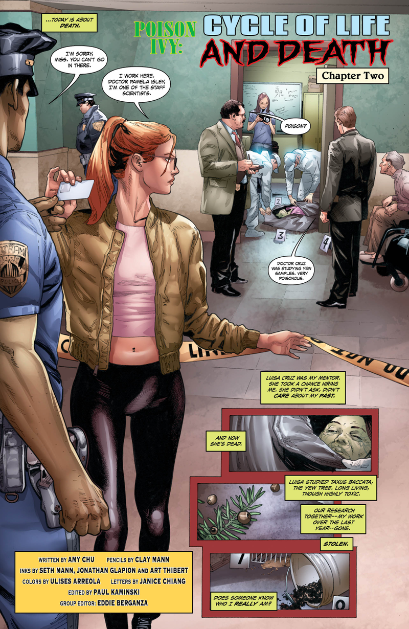 Illustration for article titled Exclusive DC preview: Poison Ivy gets caught in a plant-based murder mystery